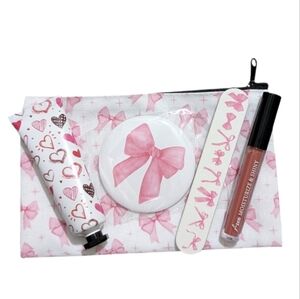 Pink Bow Cosmetic Set